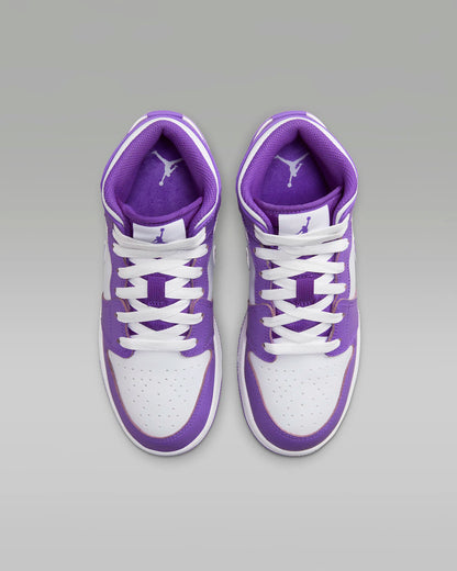 Jordan 1 Mid Purple Venom (GS)